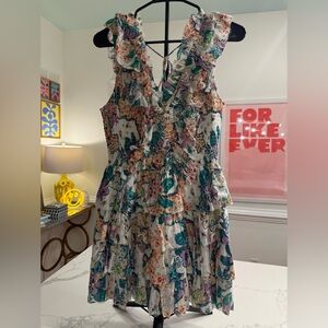 Love The Label Sage Ruffle Mini Dress